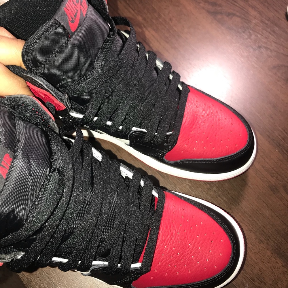 Air Jordan 1 Bred Toe 6.5y